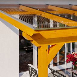 Skan Holz Terrassenüberdachung Ancona Terrassendach 5