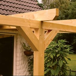 Skan Holz Terrassenüberdachung Ancona Terrassendach 6