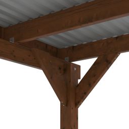 Skan Holz Doppelcarport Friesland mit 5