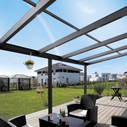 Skan Holz Terrassenüberdachung Monza Terrassendach 7