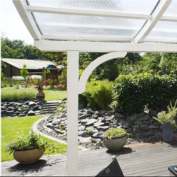 Skan Holz Terrassenüberdachung Venezia Terrassendach 7