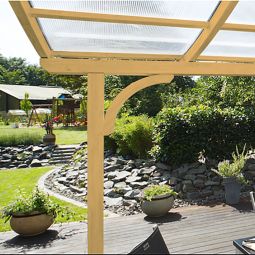 Skan Holz Terrassenüberdachung Venezia Terrassendach 8