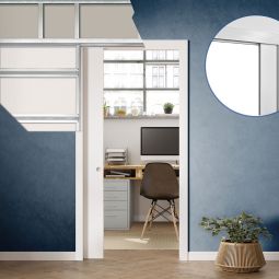 ECLISSE Unico Schiebetür Klarglas Komplettset 5