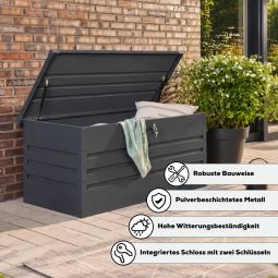 Wellker Gartenbox 320 L Metall 3