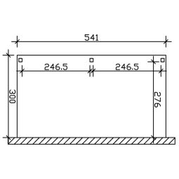 SKAN HOLZ Carport Vogtland Anlehncarport, 8