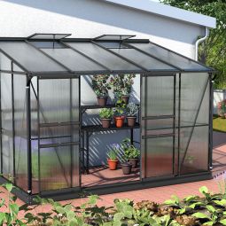 Vitavia Anlehngewächshaus Osiris Tomatenhaus Schwarz 3