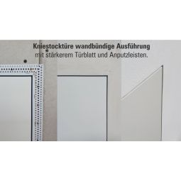 Wellhöfer Kniestocktüre wandbündige Ausführung 4