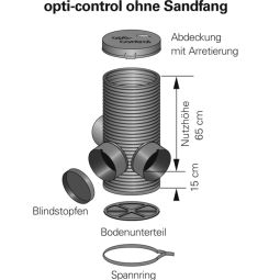 Opti-Control Kontrollschacht Revisionsschacht ohne Sandfang 3