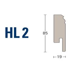 Parador Sockelleiste D001 Fußleisten Uni 4