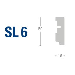 Parador Sockelleiste Weiß Grundiert D004 5