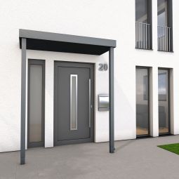 gutta Rechteckvordach BS Plus mit 5