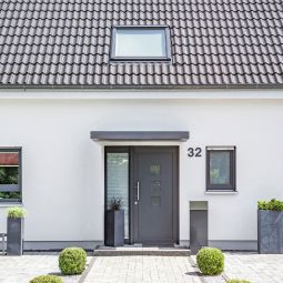 gutta Rechteckvordach BS anthrazit Dach 6