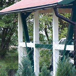 Skan Holz Regenrinne Kunststoff für 3