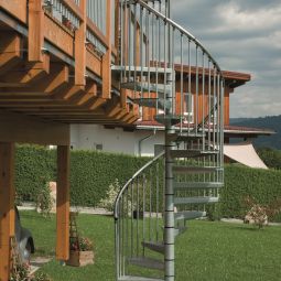 Minka Außentreppe Rondo Zink Plus 4