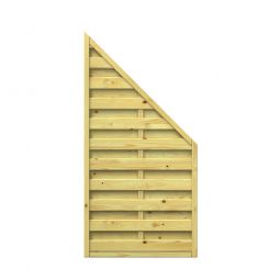 TraumGarten Sichtschutzzaun Basic Komplett-Set Holz 5