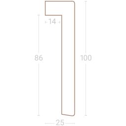 Parador Sockelleiste Weiß Grundiert D004 8