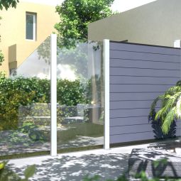 TraumGarten Glassichtschutz SYSTEM GLAS KLAR 4