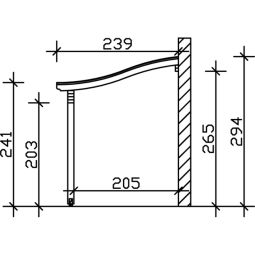 Skan Holz Terrassenüberdachung Verona Terrassendach 10