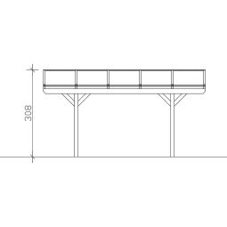 Skan Holz Doppelcarport Westerwald Eiche 7