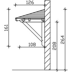 Skan Holz Vordach Wismar Dach 4