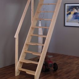 Minka Wangentreppe Softline Fichte Raumspartreppe 4