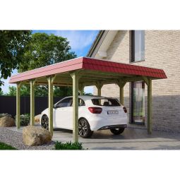 Skan Holz Einzelcarport Spreewald Imprägniert 8