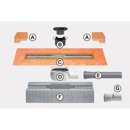 Schlüter-KERDI-LINE H Duschrinne V4A Edelstahl 3