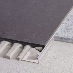 Schlüter-SCHIENE E Abschlussprofil V4A Edelstahl 4