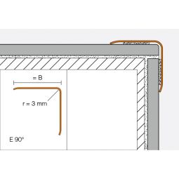Schlüter-ECK K E Eckprofil V4A 3