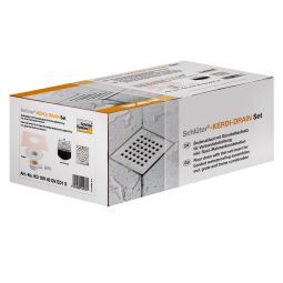 Schlüter-KERDI DRAIN H40 Entwässerungset mit 4