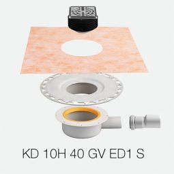 Schlüter-KERDI DRAIN H40 Entwässerungset mit 3