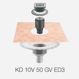 Schlüter-KERDI DRAIN V50 Entwässerungset 3