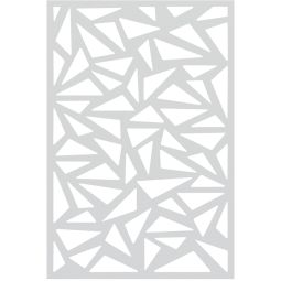 TraumGarten Sichtschutzzaun SYSTEM Designgitter TRIGON 3