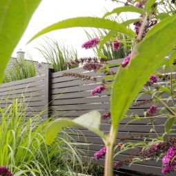 TraumGarten Gartenzaun SYSTEM Rhombus anthrazit 12