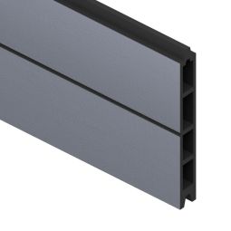 TraumGarten WPC-Sichtschutzzaun Rundum-Sorglos-Paket CLASSIC Anthrazit 6