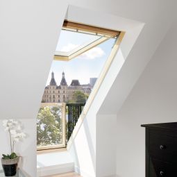 VELUX GDL Balkon Holz/Kiefer weiß 3