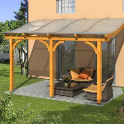 Skan Holz Terrassenüberdachung Venezia Terrassendach 4