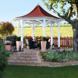 Skan Holz Pavillon Versailles Naturbelassen 6