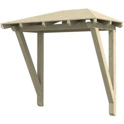 Skan Holz Vordach Wismar Dach 3