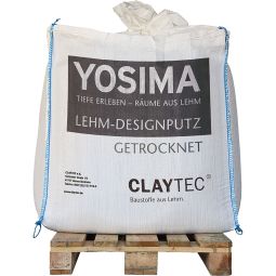 ClayTec Lehmputz YOSIMA Schwarz Grundfarbe 6