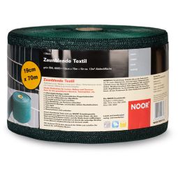 NOOR Sichtschutzstreifen Doppelstabzaun Textil grün 4