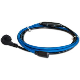 Jollytherm Rohrbegleitheizung mit Thermostatschutzwächter UV beständiger Einfrierschutz für freiliegende nicht isolierte Rohrleitungen aus Metall, mit Frostschutzwächter