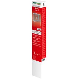 Windhager Insektenschutz Basic Rollo Fenster PVC 130x160 cm Weiß lässt sich nach oben hin öffnen