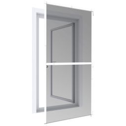 Windhager Insektenschutz Plus Teleskoptür 100x210 cm Weiß stufenlose Anpassung auf die gewünschte Größe