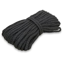 Windhager Befestigungsschnur für Balkon- und Zaunblenden schwarz 1200 cm Ø 4 mm aus wetterfesten PP-Fäden, zur Befestigung am Zaun oder Geländer