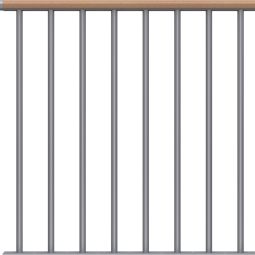 DOLLE Brüstungsgeländer für Mittelholmtreppen Cork, Dublin, Basel - Starter Set Geländerfüllung als Einzelstab (senkrecht) oder Edelstahlstab (mitlaufend) verfügbar