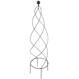 Windhager Rankhilfe Obelisk TWIST 100 cm für Blumentöpfe oder alleinstehend im Freien