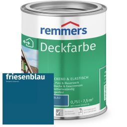 Remmers Deckfarbe friesenblau Starker Wetterschutz, hohe Deckkraft, auf Wasserbasis