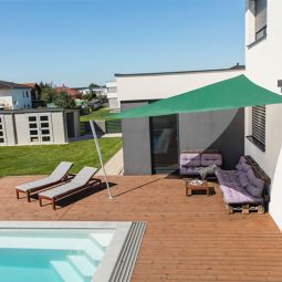 Windhager Sonnensegel CAPRI olive Sonnenschutz verschiedene Formen und Größen