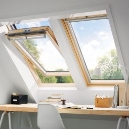 VELUX Dachfenster GGL 3070 Schwingfenster Holz THERMO Fenster 2-fach Standard Verglasung